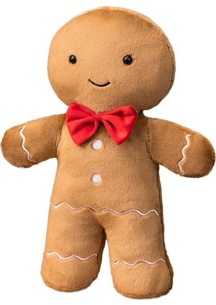 Noel Yeni Peluş Yastık Dolması Çikolatalı Kurabiye Evi Şekli Dekor Yastık Sevimli Komik Noel Ağacı Parti Dekoru Bebek D (Yurt Dışından)