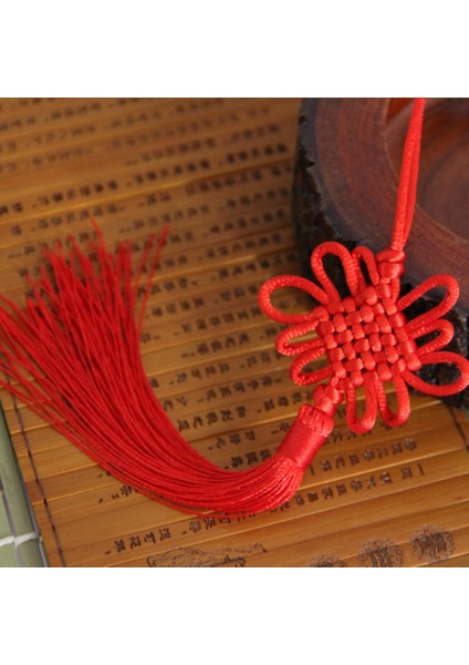 50 Adet El Yapımı Sarı Çin Knot Yumuşak Püsküller Tatil Bahar Şenliği, Özel Yeni Yıl Dekorasyonu (Yurt Dışından) modelleri