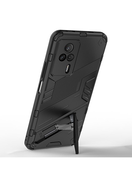 Xiaomi Redmi K60E 5g Için Telefon Kapağı Kickstand Kıvrık Tpu+Pc Anti-Cratch Cep Telefon Kılıfı-Turuncu (Yurt Dışından) fiyatları