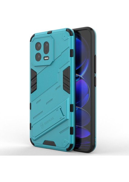 Xiaomi 13 5g Için Kickstand Telefon Kapağı Anti-Drop Sert Pc Yumuşak Tpu Hibrit Kılıf-Bebek Mavisi (Yurt Dışından)