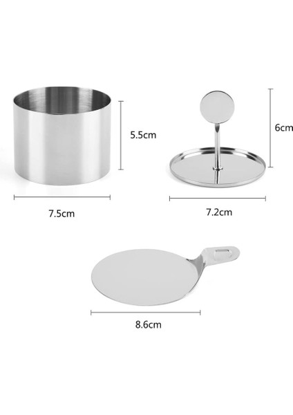 6 Adet Tatlı Halkaları ve Yemek Halkaları, Yemek Halkaları, Küçük Yüzük Seti, Paslanmaz Çelik Mus Halkaları (Yurt Dışından) modelleri