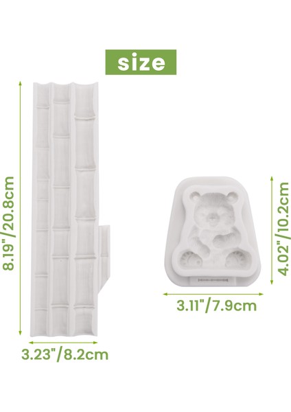 Bambu Panda Silikon Kalıp Fondan Kek Dekorasyon Kalıp Çikolata Kek Için (Yurt Dışından) indirimleri