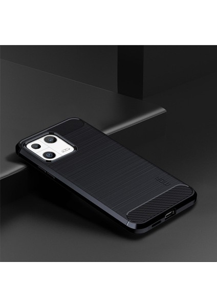 Xiaomi 13 Için Telefon Kılıfı Damla Geçirmez Karbon Fiber Doku Yumuşak Tpu Fırça Telefon Kapağı-Mavi (Yurt Dışından) fiyatları