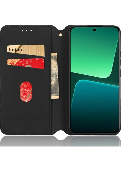 Xiaomi 13 Pro 5g Rhombus Desen Için Pu Deri Flip Telefon Cüzdan Kapağı Manyetik Otomatik Emici Stand Şok Geçirmez Telefon Kasası-Mor (Yurt Dışından) fiyatları
