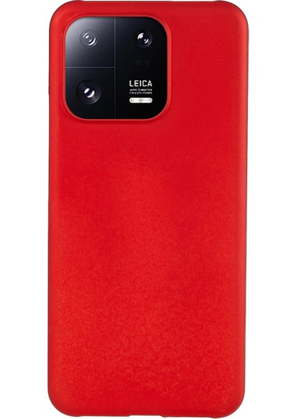 Xiaomi 13 Pro 5g Sabit Pc Şok Geçirmez Telefon Kasası Parlak Yüzey Ka Kaplama Kaymaz Koruyucu Kapak-Kırmızı (Yurt Dışından)
