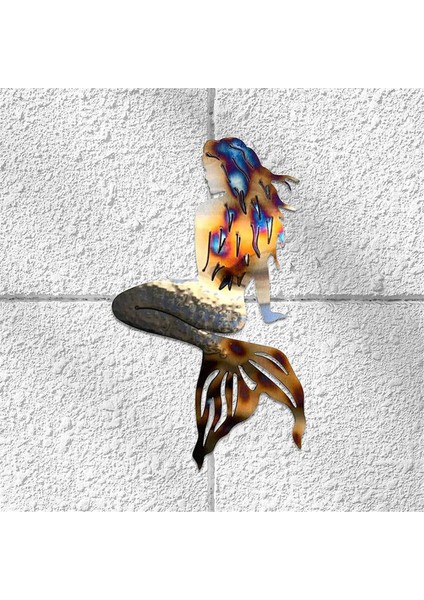 Deniz Kızı Metal Dekorasyon Vintages Ev Iç Mekan Dış Mekan Duvar Sanatı Dekorasyonu (Yurt Dışından) fırsatları