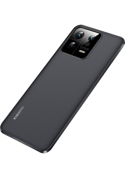 Xiaomi 13 Pro 5g Için Ultra Ince Cep Telefonu Kılıfı Çizgiye Dönüş Mat Pp Arka Kapak-Şeffaf Siyah (Yurt Dışından)