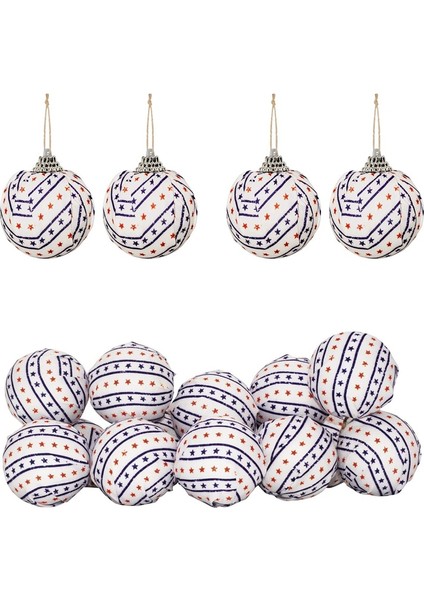 Bağımsızlık Günü Asılı Top-4 Temmuz Vatansever Top Süsler Tatil Noel Ağacı Süslemeleri Için Parti Dekoru C (Yurt Dışından)