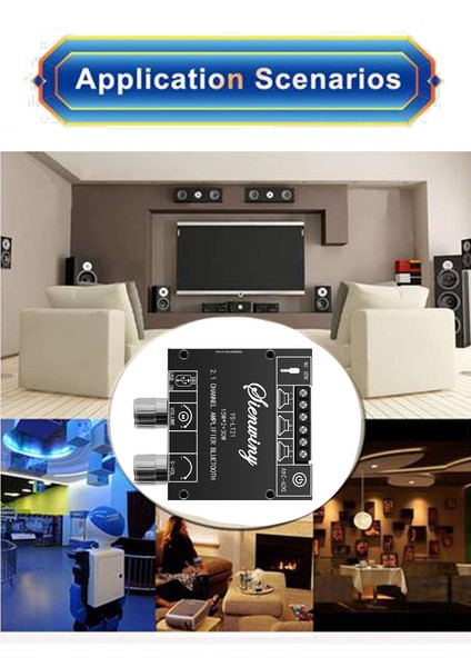 -LT21 2.1 Kanal Bluetooth Amplifikatör Kartı 15W+15W+30W Subwoofer Düğmesi Ayarlama Kodlayıcı Ses Modülü DC9-24V ile (Yurt Dışından)