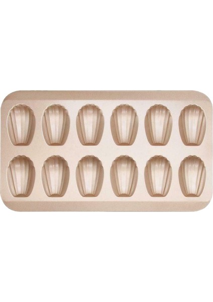 12CUP Kabuk Şekilli Yapışmaz Madeleine Tava Karbon Çelik Kalıp Pişirme Kalıp Araçları (Yurt Dışından)