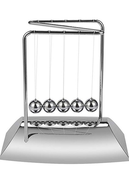 Toplar 5 Top Getiriyor, Z Şekli Beşik, Tabanlı Elektroliz Kaplama Metal Malzeme Sarkaç Topları, Fizik Gadget'ı (Yurt Dışından)