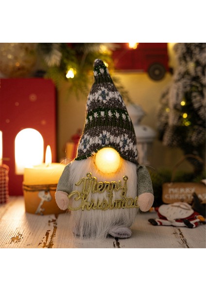 Noel Süslemeleri Işıklı Noel Kuş Bebek Süsleri Atmosfer Dekorasyon Bebek Hediyeleri Erkek (Yurt Dışından) modelleri