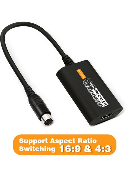-Uyumlu Dönüştürücü 16:9/4 Için:-Video Girişi 1080P Adaptör (Yurt Dışından)