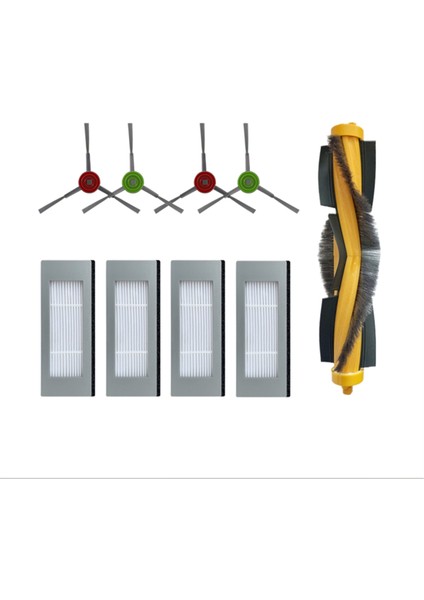 Ana Rulo Fırça Yan Fırça Hepa Filtre Kiti Deebot Ozmo 900 DN5G Elektrikli Süpürge Parçaları (Yurt Dışından)