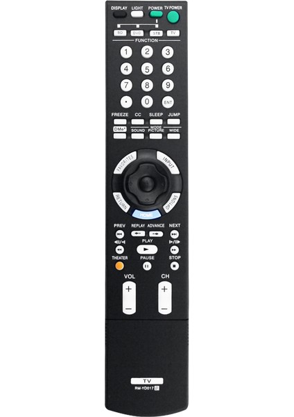 -YD017 Tv Için Uzaktan Kumandayı Değiştirin -52WL130 -52WL130PKG KDL52WL130W -52WL130W -52XBR4 -46XBR5 KDL52W3000 (Yurt Dışından)