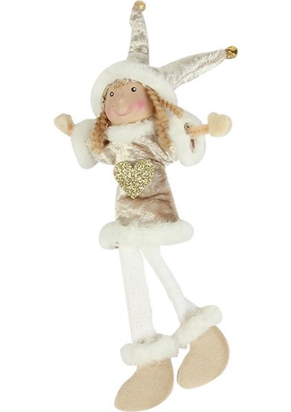 5 Adet Noel Peluş Bebek Süsleri Çocuk Sevimli Bebek Kız Hediye Noel Kolye (Yurt Dışından) modelleri