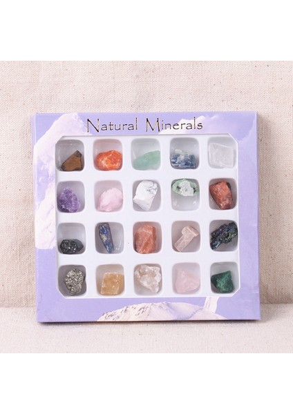 20 Doğal Taş Fosil Ham Mineral Kristal Florit Mineraller Ev Eğitimi Dekorasyon Için Karışık Ilkel Kaya Örnekleri (Yurt Dışından) fırsatları