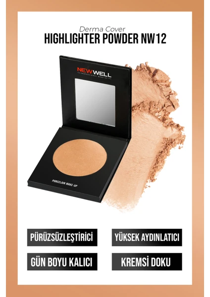 New Well Açık Bronse Highlighter Pudra