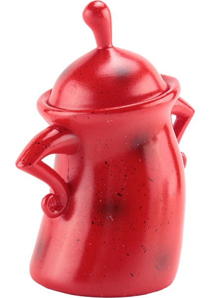 Sevimli Saklama Kabı Gıda Kavanozları Hava Geçirmez Kapaklı Mutfak Saklama Kutusu Gıda Konteyner Çay Kahve Çekirdekleri Fincan (Kırmızı) (Yurt Dışından) fiyatları