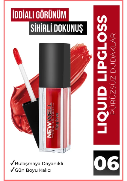 New Well Liquid Lipgloss 06