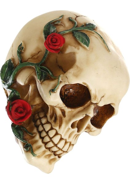 Gül Reçine Heykeli ile Insan Kafatası Küçük Boy Kafa Heykeller Kafatası Tahsil Figürler (Yurt Dışından) indirimleri
