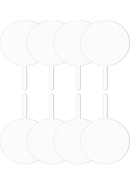 Akrilik Kek Topper Yuvarlak Kek Topper Boş Kek Topper Sopa, Dıy Akrilik Kek Topper Boş Daire Kek Decoratingkit (Yurt Dışından) modelleri