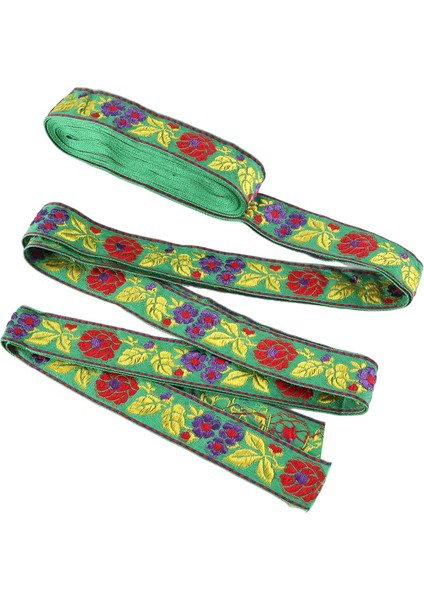 Çiçek Jakarlı Şerit Trim, Dikiş Dokuma Jakarlı Şerit Vintage Dekor Trim Stil D Için Işlemeli Dantel Şerit Kumaş (Yurt Dışından) fiyatları