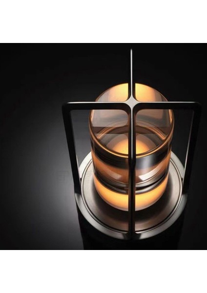 Şarj Edilebilir Kristal Lamba Başucu Masa Yatak Odası LED Dokunmatik Masa Lambası Restoran Dekorasyon Atmosfer Gece Lambası Gümüş (Yurt Dışından)
