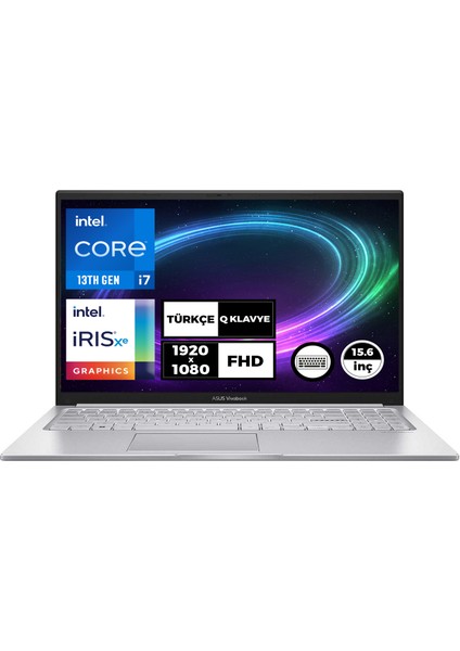 Vivobook 15 Intel Core I7-1355U 24GB 4tb SSD 15.6" Fhd Freedos Taşınabilir Bilgisayar X1504VA-NJ412011