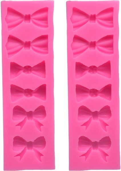 2 Adet 6 Delik Yay Kalıp Fondan Kalıp Kek Dekorasyon Araçları Çikolata Gumpaste, Sugarcraft, Mutfak Aksesuarları (Yurt Dışından)