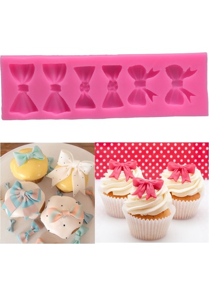 2 Adet 6 Delik Yay Kalıp Fondan Kalıp Kek Dekorasyon Araçları Çikolata Gumpaste, Sugarcraft, Mutfak Aksesuarları (Yurt Dışından) indirimleri