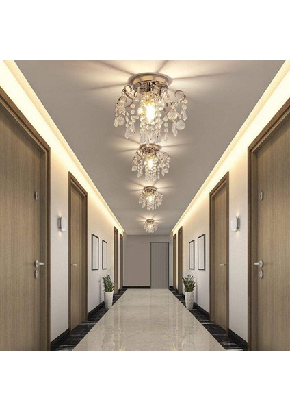 Sarkıt Avrupa Tarzı Kristal Tavan Küçük Avize Modern Minimalist Sundurma Koridor Koridor Restoran Işık (Yurt Dışından)