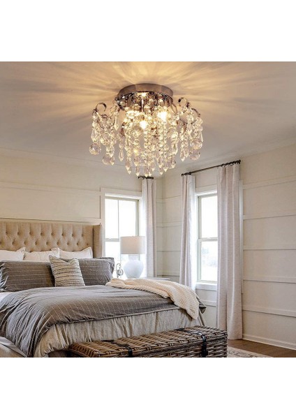 Sarkıt Avrupa Tarzı Kristal Tavan Küçük Avize Modern Minimalist Sundurma Koridor Koridor Restoran Işık (Yurt Dışından)