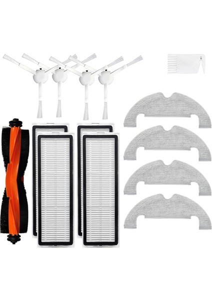 Xiaomi Robot Vakum Için X10 Robot Vakum Süpürge Parçaları Değiştirme Ana Yan Fırça Hepa Filtre Mop Bez (Yurt Dışından)