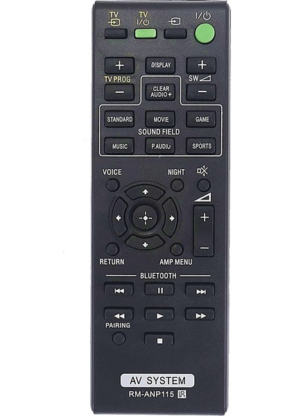 -ANP115 Ses Çubuğu HT-CT770 HTCT770 HT-CT370 HTCT370 ile Değiştirilen Uzaktan Kumanda (Yurt Dışından)