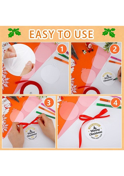 30PCS Dıy Temizle Doldurulabilir Dekorasyon Baubles El Sanatları Yeni Yıl Hediyesi Için Parti Dekorasyonu (Yurt Dışından)