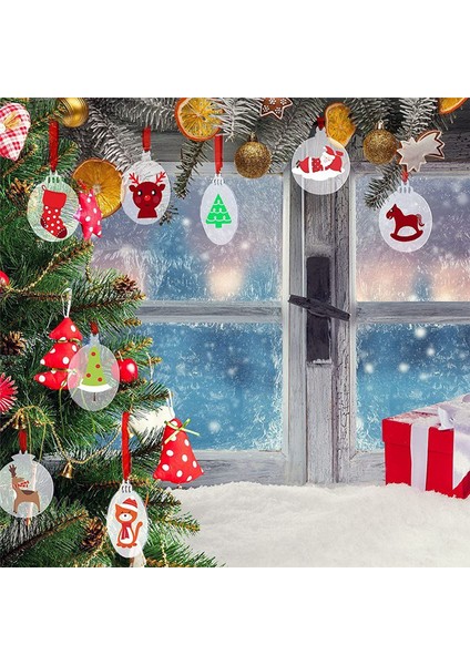 30PCS Dıy Temizle Doldurulabilir Dekorasyon Baubles El Sanatları Yeni Yıl Hediyesi Için Parti Dekorasyonu (Yurt Dışından)
