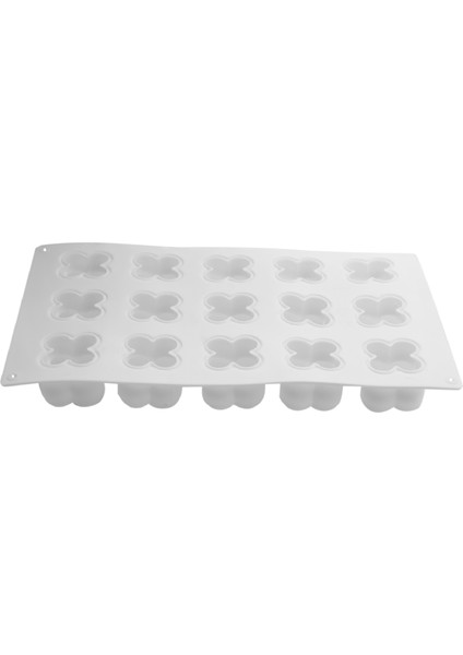 15 Kaviteler Mini Kare Mum Kalıp Dıy El Yapımı Silikon Mum Yapımı Kokulu 3D Reçine Kek Bakeware (Yurt Dışından)