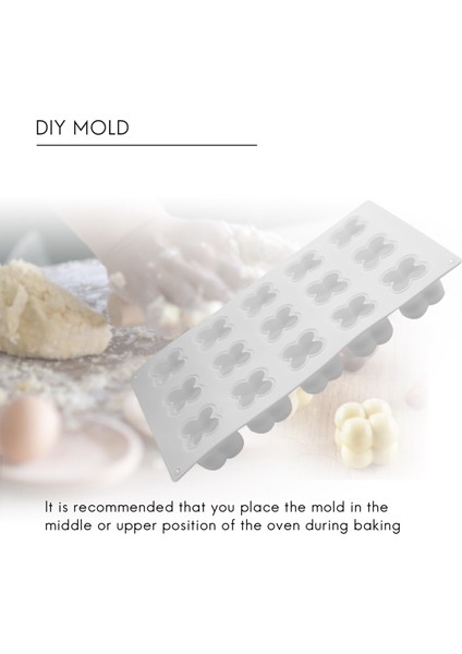 15 Kaviteler Mini Kare Mum Kalıp Dıy El Yapımı Silikon Mum Yapımı Kokulu 3D Reçine Kek Bakeware (Yurt Dışından)