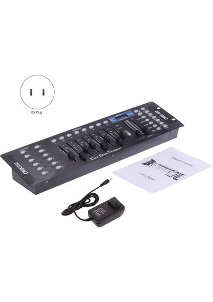 192 Dmx Denetleyici Sahne Aydınlatma Dj Ekipmanları Dmx Konsolu LED Par Hareketli Kafa Lazer Spot Işıkları Denetleyici Abd Plug (Yurt Dışından)