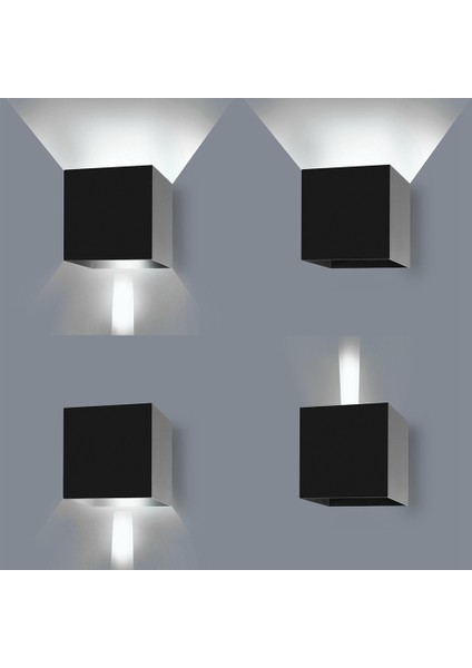 LED Duvar Lambası Su Geçirmez Aydınlatma Iç Duvar Lambası LED Yatak Odası Işık Merdiven Ampul Oturma Odası Ev Lambası Soğuk Beyaz (Yurt Dışından) fırsatları