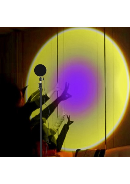 Projeksiyon Atmosfer Lambası LED Gece Lambası, USB Projektör 360 Derece Rotasyon Fotoğraf Lambaları Ev Odası Stüdyo D Için (Yurt Dışından)