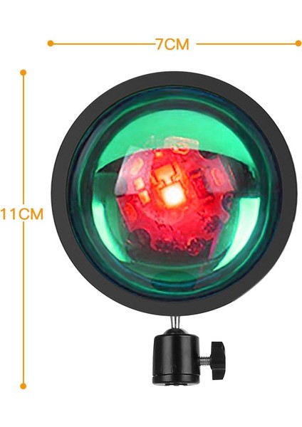 Projeksiyon Atmosfer Lambası LED Gece Lambası, USB Projektör 360 Derece Rotasyon Fotoğraf Lambaları Ev Odası Stüdyo D Için (Yurt Dışından)
