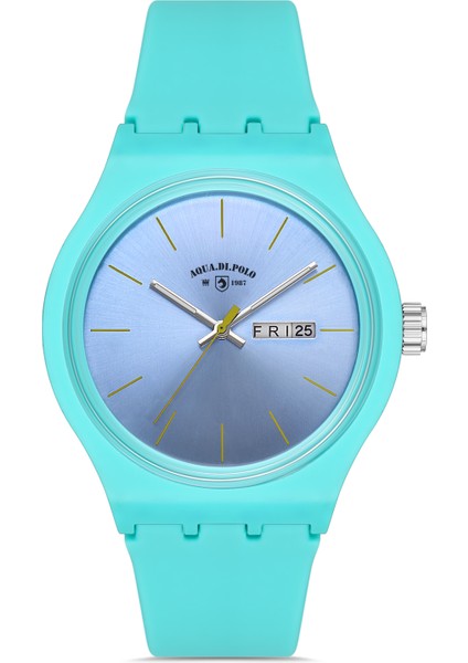 Aqua Di Polo 1987 APWR031806 Yeşil Unisex Silikon Kol Saati