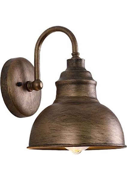 Vintage Duvar Aplik Gooseneck Ahır Düz Hafif Endüstriyel Vintage Çiftlik Evi Duvar Aplik Açık Su Geçirmez (Bronz) (Yurt Dışından)