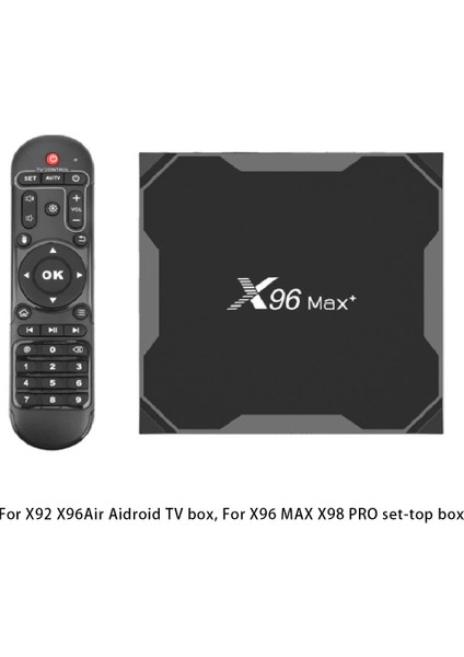 X96MAX Uzaktan Kumanda, X92 X96AIR Aidroid Tv Kutusu Max Pro Set Üstü Kutusu Için Kızılötesi Uzaktan Kumanda 1 Adet (Yurt Dışından)