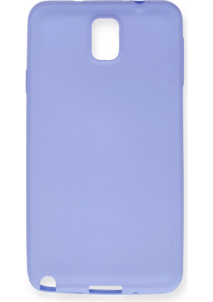 Samsung Galaxy Note 3 / N9000 Kılıf Premium Rubber Silikon - Lila 109008