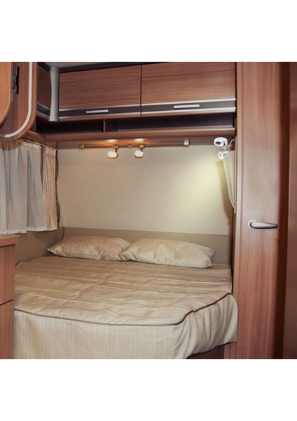 Okuma Işığı Rv Tekne Yat Kampçılar, Kamyonlar, Karavanlar, Otobüsler, Tekneler ve Ticari Araçlar Için Okuma Duvarı Işığı (Gümüş) (Yurt Dışından)