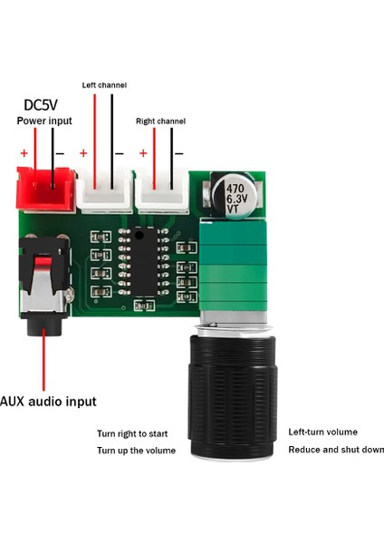 XH-A157 PAM8403 Dijital Ses Amplifikatör Kartı Çift 3W Masaüstü Ses Amplifikatör Kartı Çift Kanallı Ses Amplifikatör Kartı (Yurt Dışından)
