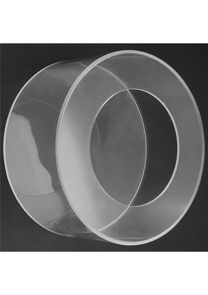 Adet Yuvarlak Akrilik Kek Teşhir Panosu Kek Kenar Pürüzsüz Kazıyıcı Kek Tepsisi Dıy Yuvarlak Dekor Kek Doldurulabilir Kurulu (B) (Yurt Dışından) indirimleri